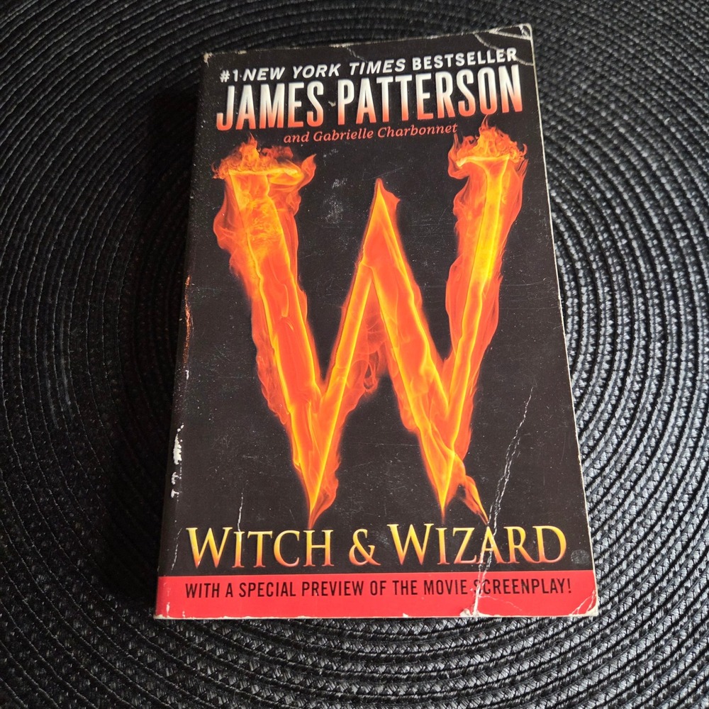 James Patterson Witch & Wizard YA Paperback Black Fantasy Novel First Edition